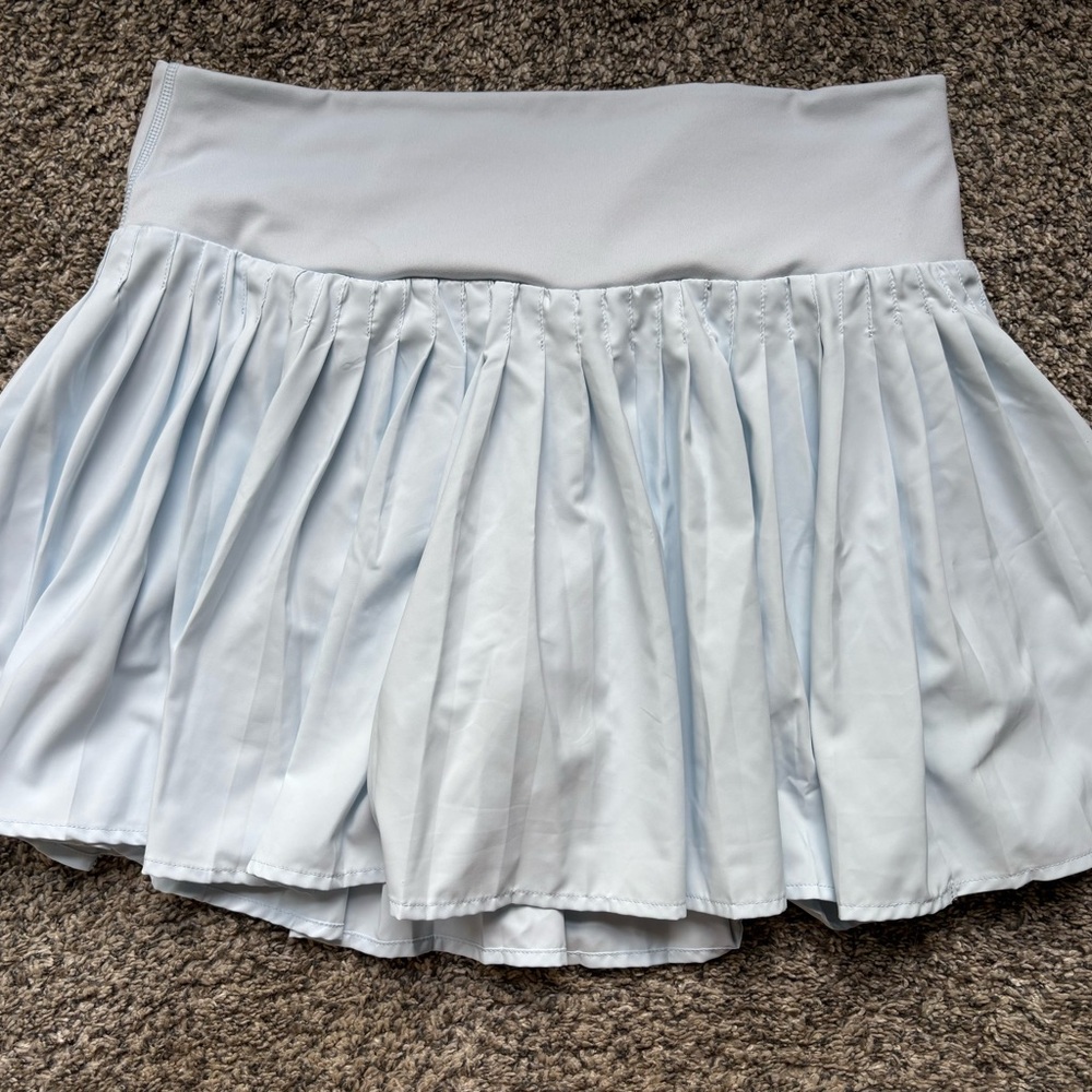all in motion Light Blue Pleated Athletic Skort